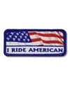 Naszywka I Ride American 9 cm x 4 cm