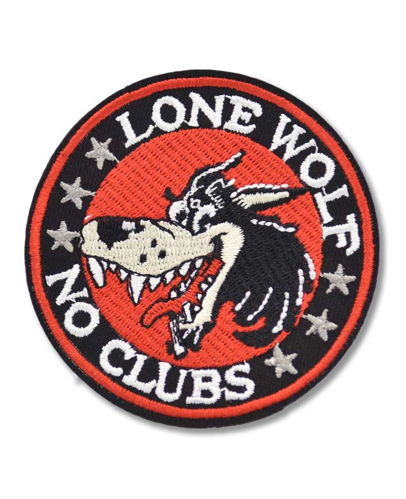 Naszywka Lone Wolf No Club 8 cm