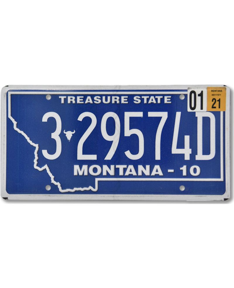 Tablica rejestracyjna USA Montana Treasure State