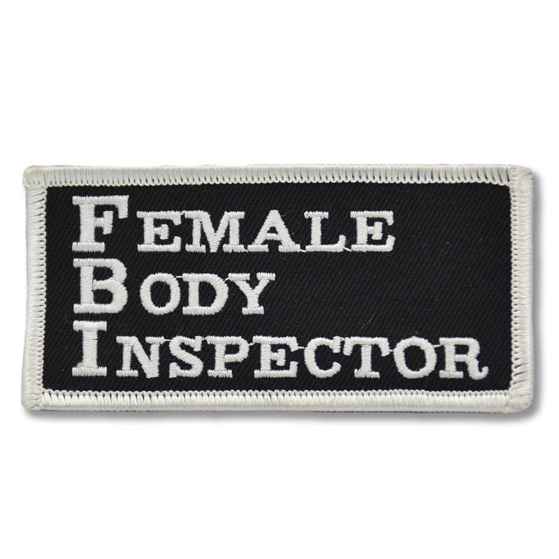 Moto nášivka FBI 4 cm x 9 cm