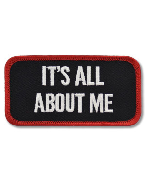 Moto nášivka Its All About Me 10 cm x 5 cm