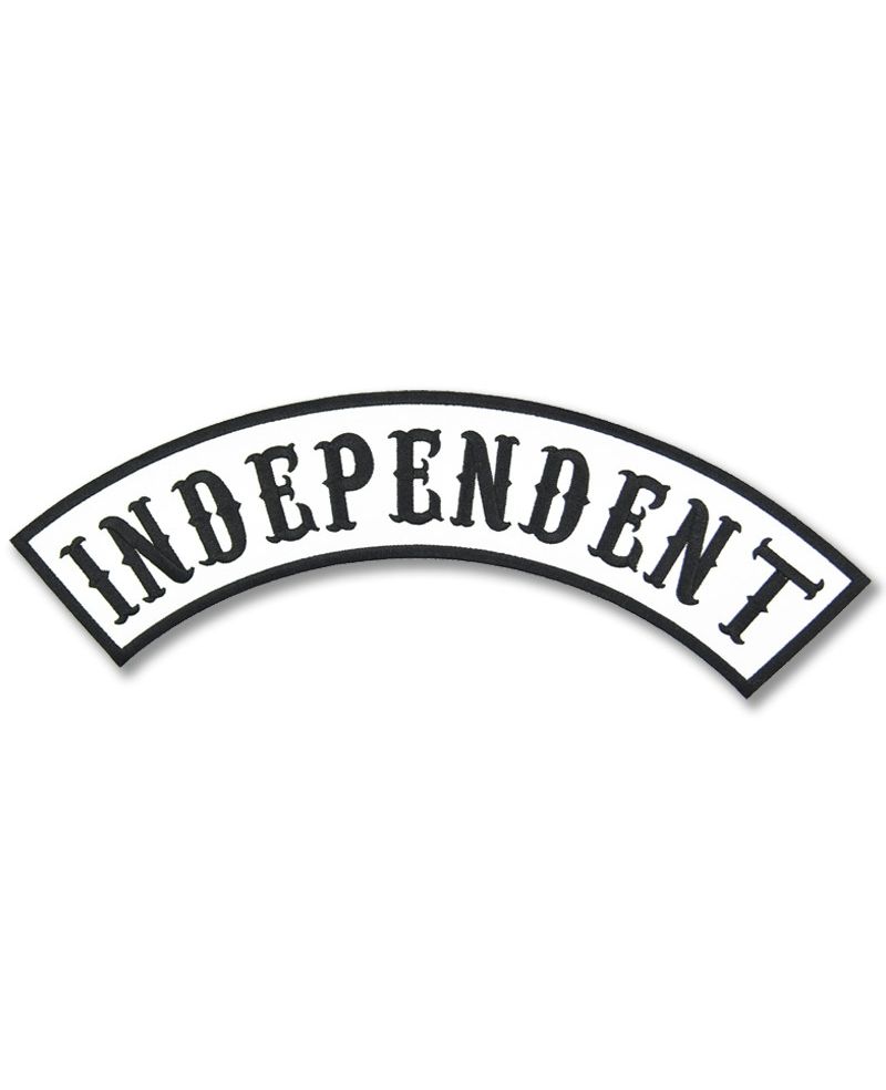 Moto nášivka Independent Rocker white - XXL na chrbát