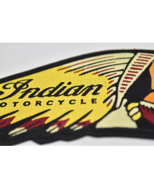 Moto nášivka Indian Motorcycle XXL na záda detail