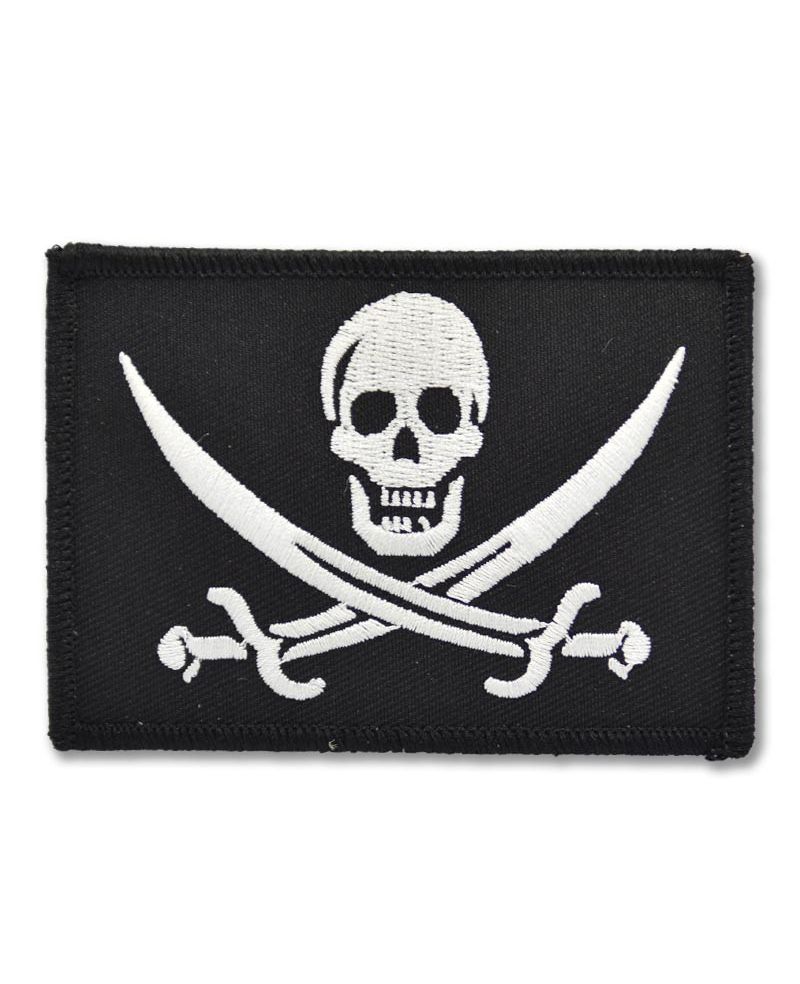 Moto nášivka Jolly Roger Pirate 8cm x 6cm