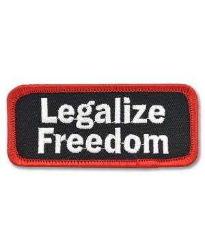 Naszywka Legalize Freedom 9 cm x 3,5 cm