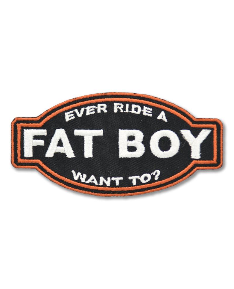 Moto nášivka Ever ride a Fat Boy 9cm x 4,5cm