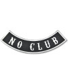 Moto nášivka No Club Rocker XXL na záda