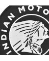 Moto nášivka Indian Motorcycle BW XXL na chrbát 24 cm detail