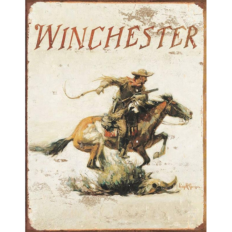Tablica metalowa Winchester Horse 32 cm x 40 cm