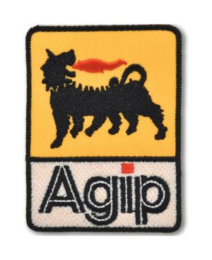 Naszywka Agip 5 cm x 6,5 cm