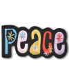 Naszywka Hippie Peace 9 cm x 5 cm