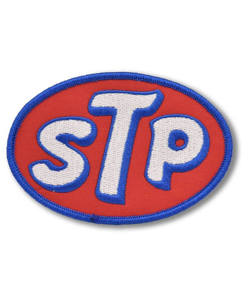 Moto nášivka STP logo 10 cm x 6 cm