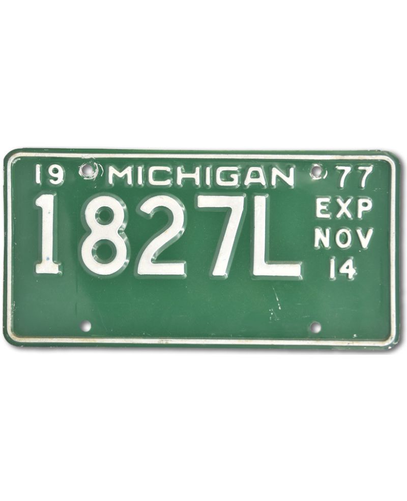 Americká SPZ Michigan Green 1827L