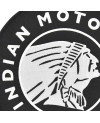 Naszywka duża Indian Motorcycle BW XXL na plecy 24 cm