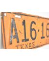 Tablica rejestracyjna USA Antique Texas Orange 1934