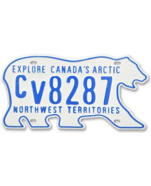 Kanadská SPZ Arctic Canada Northwest Territories Bear