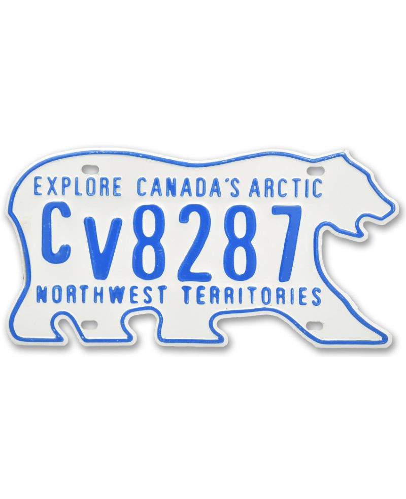 Kanadská SPZ Arctic Canada Northwest Territories Bear