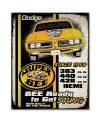 Tablica metalowa Dodge Super Bee Stung Car 30 cm x 38 cm