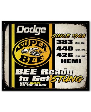 Tablica metalowa Dodge Super Bee Stung 30 cm x 38 cm