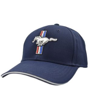 Czapka z daszkiem Ford Mustang Tri bar logo niebieska