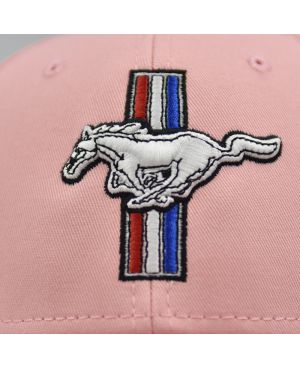 Kšiltovka Ford Mustang Tri bar logo Pink 2