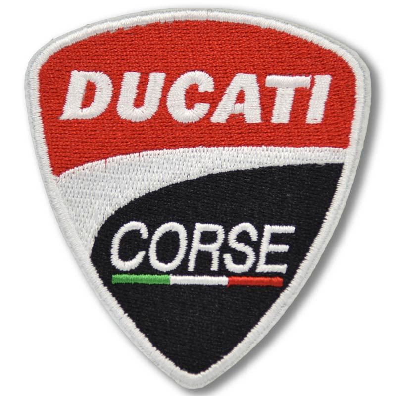 Moto nášivka Ducati Corse 7 cm x 8 cm