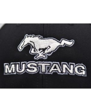 Czapka z logo Ford Mustang czarna