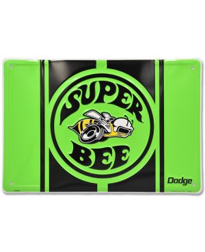 Tablica metalowa Dodge Duper Bee Green 30 cm x 45 cm