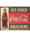 Tablica metalowa Coca Cola 1916 Ice Cold 32 cm x 40 cm