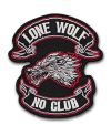 Moto nášivka BS Lone Wolf Old 11 cm  x 10 cm