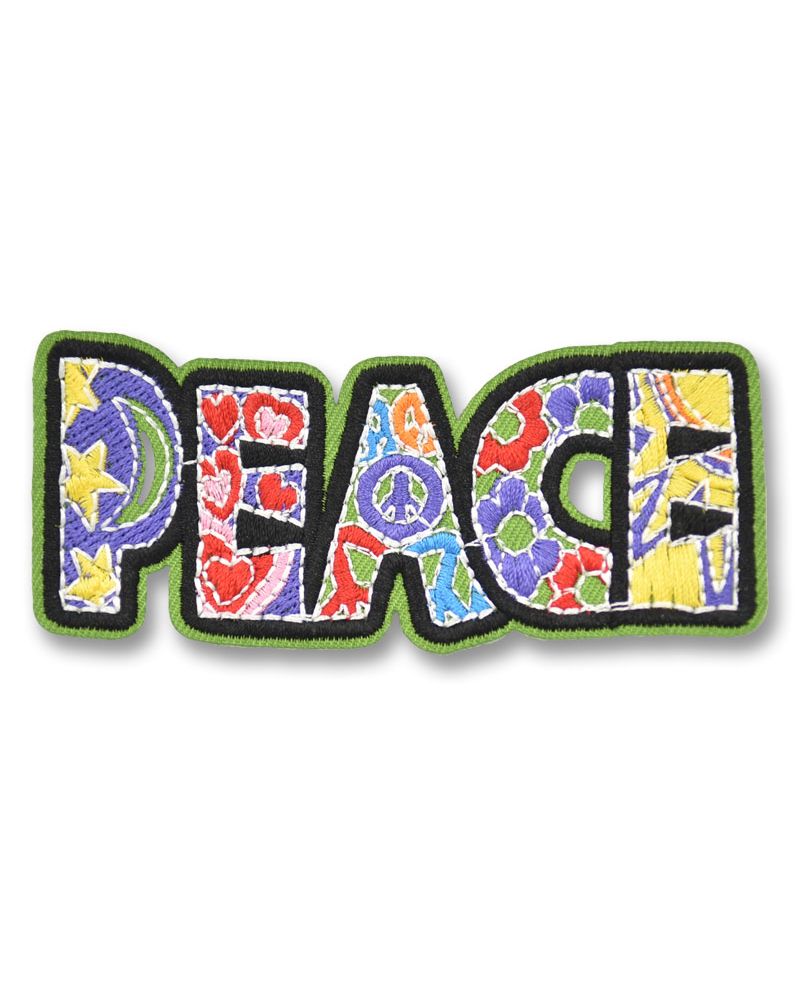 Nášivka Peace 10 cm x 4 cm