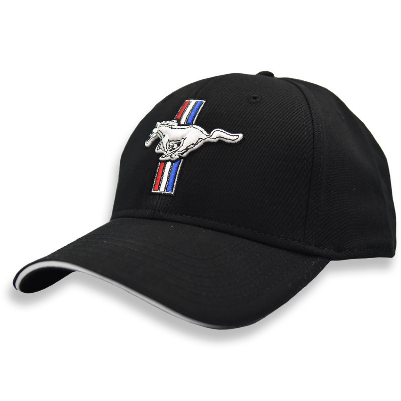 Kšiltovka Ford Mustang Tri bar logo black