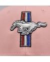 Kšiltovka Ford Mustang Tri bar logo pink 5