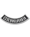 Moto nášivka Czechoslovakia Rocker - XXL na záda