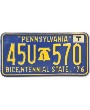 Americká SPZ Pennsylvania Bicentennial 1976