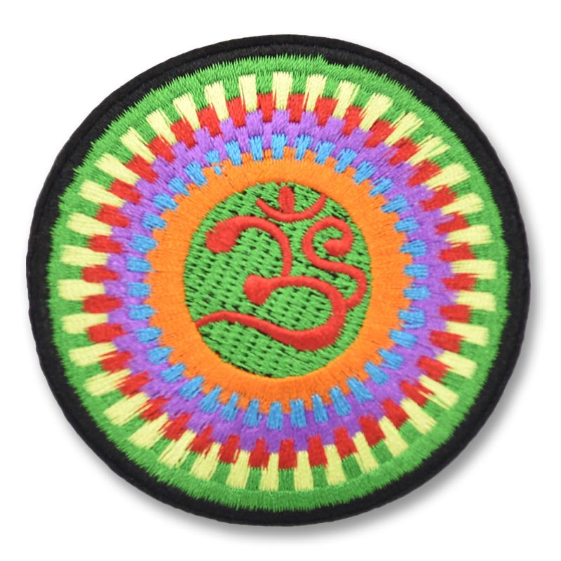 Nášivka Om symbol 8 cm