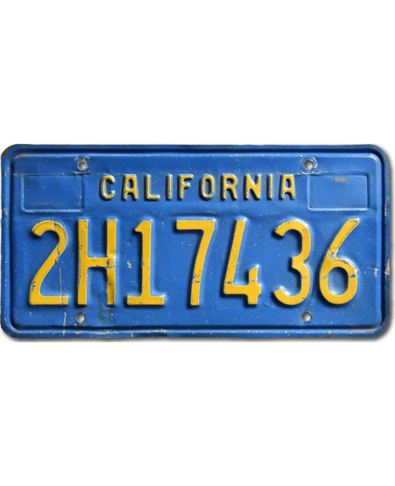 Americká SPZ California Blue 2H17436 front