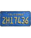 Americká SPZ California Blue 2H17436 front