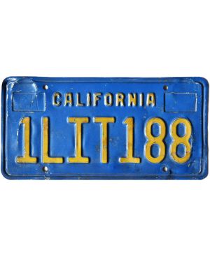 Tablica rejestracyjna USA California Blue 1LIT188