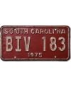 Tablica rejestracyjna USA South Carolina Red BIV 183