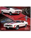 Tablica metalowa 1972 Mach 1 Mustang 30 cm x 38 cm