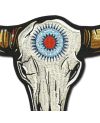 Naszywka duża Tribal Buffalo Head XXL na plecy 29 cm x 26 cm b