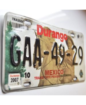 Mexická SPZ Durango GAA-49-29