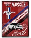 Tablica metalowa Ford Mustang Legendary Muscle 30 cm x 40 cm a