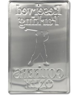 Tablica metalowa Golfers Only Reserved Parking 45 cm x 30 cm b