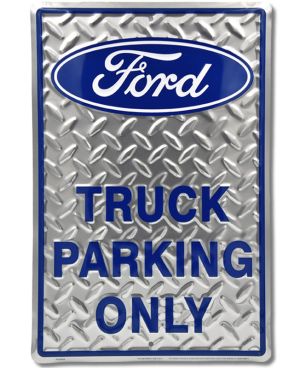 Tablica metalowa Ford Truck Parking 30 cm x 45 cm a