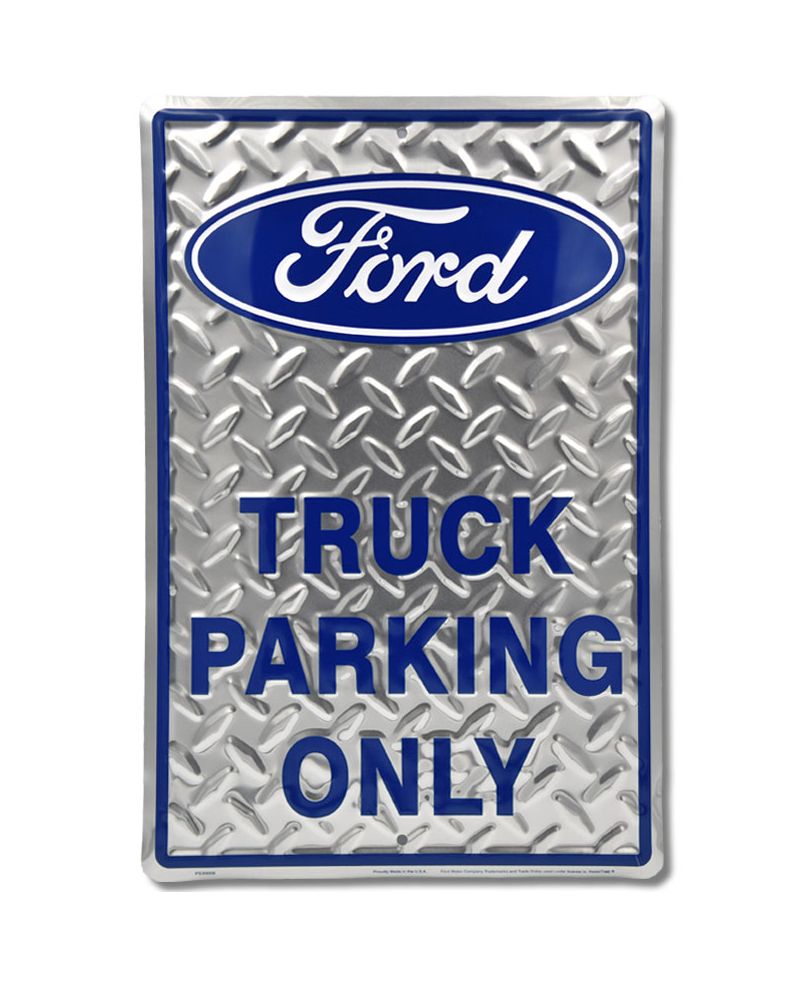 Tablica metalowa Ford Truck Parking 30 cm x 45 cm a