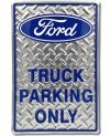 Plechová cedule Ford Truck Parking 30cm x 45 cm a