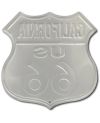 Tablica metalowa Route 66 California Shield 30 cm x 30 cm b