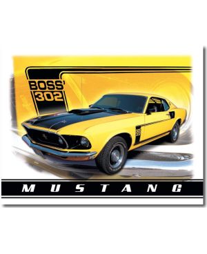 Plechová cedule Ford Mustang Boss 302